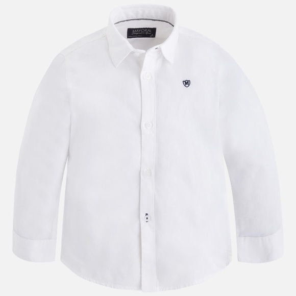 Mayoral Other - Size 9 Boys Mayoral Crisp White Kids Button-Down Shirt
